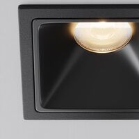 Встраиваемый светильник Alfa LED 3000K 10Вт 50° / Maytoni DL043-01-10W3K-SQ-B-1