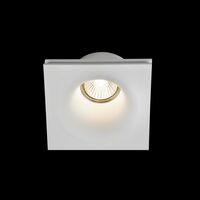 Встраиваемый светильник Gyps Modern GU10 1x35Вт / Maytoni DL001-1-01-W