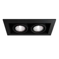 Встраиваемый светильник Metal Modern GU10 2x10Вт / Maytoni DL008-2-02-B