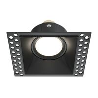 Встраиваемый светильник Dot GU10 10Вт / Maytoni DL042-01-SQ-B