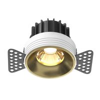 Встраиваемый светильник Round 3000K 12W 60° / Maytoni DL058-12W3K-TRS-BS