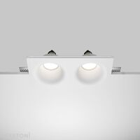 Встраиваемый светильник Gyps Modern GU10 2x10Вт / Maytoni DL002-DW-02-W