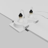 Встраиваемый светильник Gyps Modern GU10 2x10Вт / Maytoni DL002-GU10-02-W