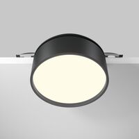 Встраиваемый светильник Onda 3000K 18Вт 120° / Maytoni DL024-18W3K-B