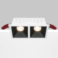 Встраиваемый светильник Alfa LED 3000K 2x10Вт 36° / Maytoni DL043-02-10W3K-SQ-WB