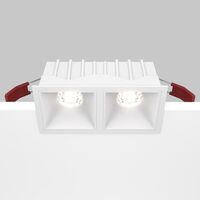 Встраиваемый светильник Alfa LED 4000K 2x10Вт 36° / Maytoni DL043-02-10W4K-SQ-W