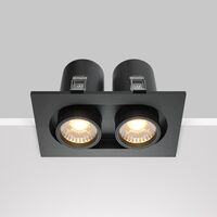 Встраиваемый светильник Hidden 3000K 2x10W 36° / Maytoni DL045-02-10W3K-B