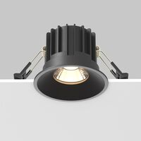 Встраиваемый светильник Round 3000K 12W 50° / Maytoni DL058-12W3K-B