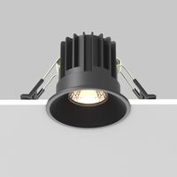 Встраиваемый светильник Round 3000K 7W 60° / Maytoni DL058-7W3K-B