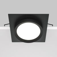 Встраиваемый светильник Hoop GX53 1x12Вт / Maytoni DL086-GX53-SQ-B