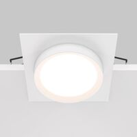 Встраиваемый светильник Hoop GX53 1x12Вт / Maytoni DL086-GX53-SQ-W