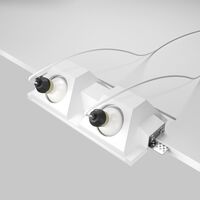 Встраиваемый светильник Gyps Modern GU10 2x10Вт / Maytoni DL002-WW-02-W