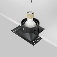 Встраиваемый светильник Dot GU10 10Вт / Maytoni DL042-01-SQ-B