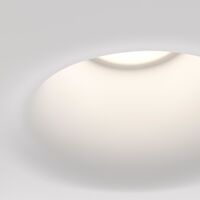 Встраиваемый светильник Gyps Modern GU10 1x35Вт / Maytoni DL001-1-01-W