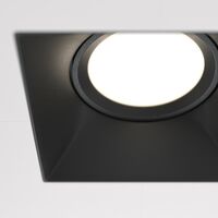 Встраиваемый светильник Dot GU10 10Вт / Maytoni DL042-01-SQ-B