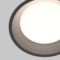 Встраиваемый светильник Okno 3000-4000-6000K 18W 100° IP 44 / Maytoni DL055-18W3-4-6K-B