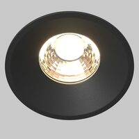 Встраиваемый светильник Round 3000K 12W 50° / Maytoni DL058-12W3K-B