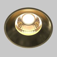 Встраиваемый светильник Round 3000K 12W 60° / Maytoni DL058-12W3K-TRS-BS