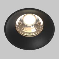 Встраиваемый светильник Round 3000K 12W 60° / Maytoni DL058-12W3K-TRS-B