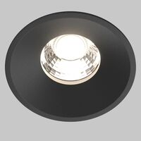 Встраиваемый светильник Round 4000K 12W 60° / Maytoni DL058-12W4K-B