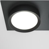 Встраиваемый светильник Hoop GX53 2x12W / Maytoni DL086-02-GX53-SQ-B