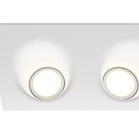 Встраиваемый светильник Gyps Modern GU10 2x35Вт / Maytoni DL002-1-02-W