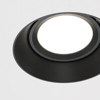 Встраиваемый светильник Dot GU10 10Вт / Maytoni DL042-01-RD-B