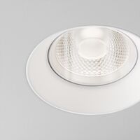 Встраиваемый светильник Flint GU10 10Вт IP 44 / Maytoni DL101-GU10-TRS-W