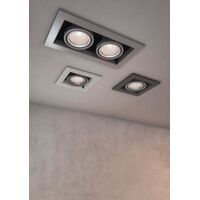 Встраиваемый светильник Metal Modern GU10 1x10Вт / Maytoni DL008-2-01-W