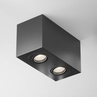 Потолочный светильник Atom GU10 2x10Вт / Maytoni C017CL-02B
