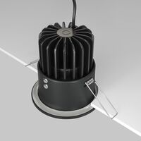 Встраиваемый светильник Zoom 4000K 1x12Вт 60° IP 65 / Maytoni DL034-L12W4K-B