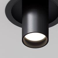 Встраиваемый светильник Focus S GU10 1x10Вт / Maytoni C048CL-01-GU10-B