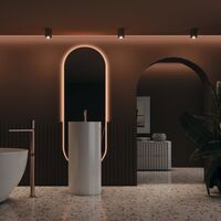 Потолочный светильник Slim GU10 1x10Вт / Maytoni C012CL-01B
