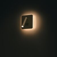 Настенный светильник (бра) Ios 176 3000К 9Вт IP 20 / Maytoni C175-WL-01-6W-B