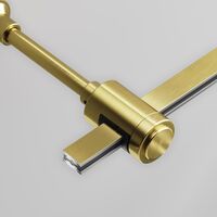 Крепление настенное Wall одинарное удлиненное Flarity латунь / Maytoni TRA155CW-SL1-BS