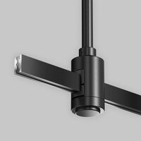 Крепление потолочное Short 78мм с вводом питания Flarity черный / Maytoni TRA156C-B1-B