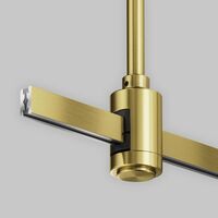 Крепление потолочное Medium 360мм с вводом питания Flarity латунь / Maytoni TRA158C-BL1-BS