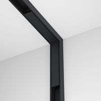 Коннектор угловой внутренний, накладной Basity, черный / Maytoni TRA172ICL-11B