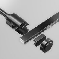 Крепление настенное Wall  одинарное удлиненное Flarity черный / Maytoni TRA155CW-SL1-B