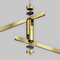 Подвес тросовый Hang двойной Flarity латунь / Maytoni TRA157SW-D1-BS