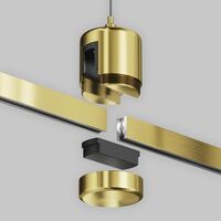 Подвес тросовый Hang с прямым коннектором питания Flarity латунь / Maytoni TRA157SW-IPC1-BS