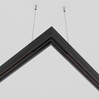 Коннектор угловой Exility накладной черный / Maytoni TRA034HCL-41B