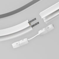 Коннектор питания радиусный Radity встраиваемый белый / Maytoni TRA034CS-W