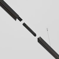 Коннектор питания прямой Exility черный TRA034PC-42B / Maytoni TRA034PC-42B