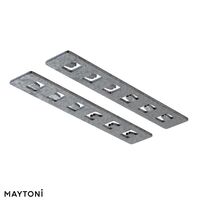 Коннектор прямой 2 шт. Exility встраиваемый серый / Maytoni TRA034C-42S