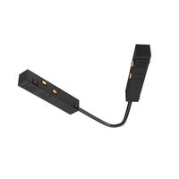 Коннектор питания угловой 15 см Exility черный / Maytoni TRA034CPC-42B-15