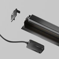 Ввод питания(2м) Radity для встраиваемого монтажа черный / Maytoni TRA084B-12B-200