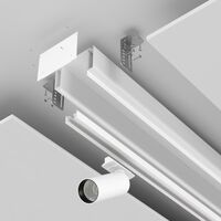 Алюминиевый профиль ниши скрытого монтажа для ГКЛ потолка / Maytoni ALM-11681-PL-W-2M