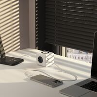 Розеточный блок 3-местный + 3 USB + беспроводная зарядка / W6513501