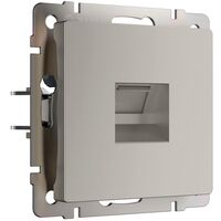 Розетка Ethernet RJ-45 (дымчатый) / Werkel W1281004